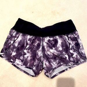 Lululemon size 4 speed shorts
